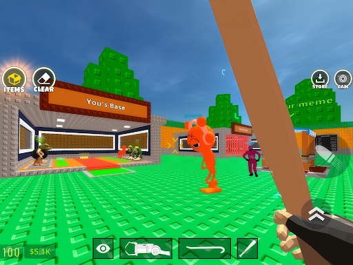 Captura de pantalla de Nextbots In Playground mod