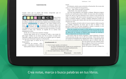 Captura de pantalla de Kobo Books eBooks Audiolibros