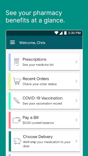 Express Scripts Screenshot