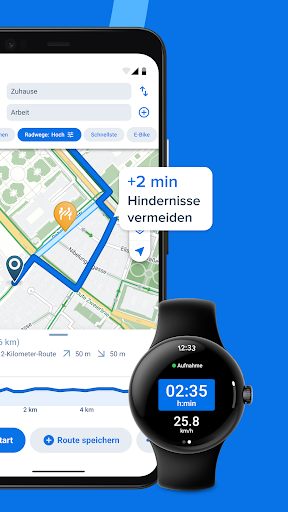 Bikemap: Fahrrad Navi & GPS Screenshot