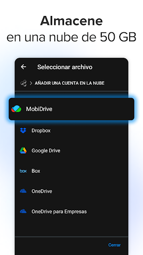 Captura de pantalla de MobiOffice: Word, Sheets, PDF