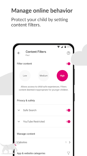 Captura de pantalla de T-Mobile® FamilyMode™