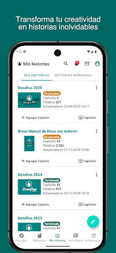 Captura de pantalla de Spirit Fanfics y Historias