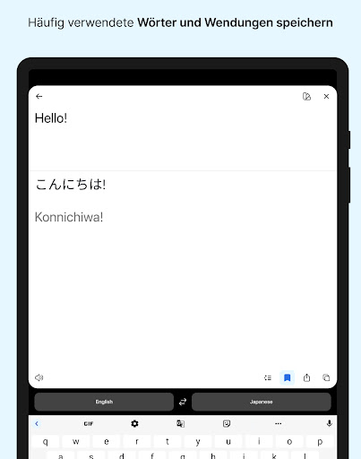 DeepL Übersetzer Screenshot
