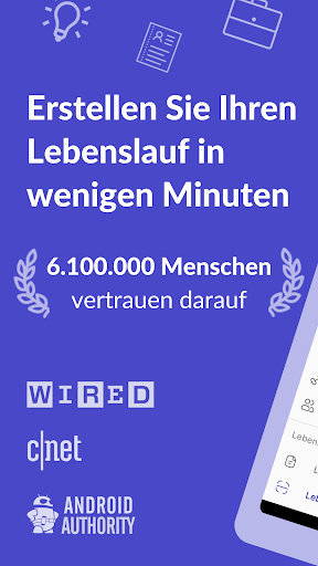 Lebenslauf Erstellen - Resume Screenshot