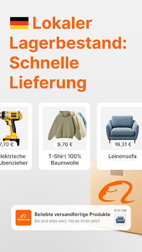 Alibaba.com - B2B-Marktplatz Screenshot