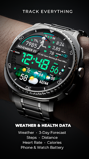 PER23 Digital Watch Face screenshot