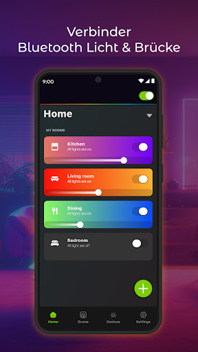 Hue Licht App Fernbedienung Screenshot