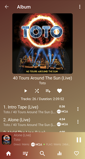 Captura de pantalla de Reproductor de audio USB PRO