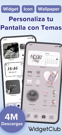 Captura de pantalla de WidgetClub:Widget, Tema,Fondos