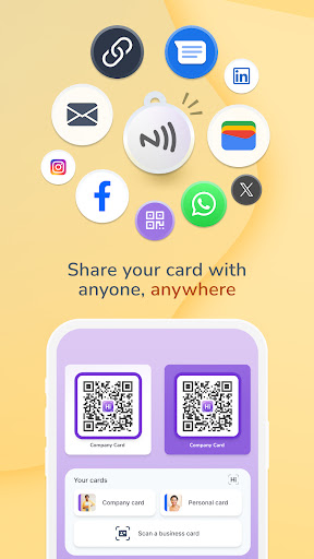 Captura de pantalla de Tarjeta de Visita de HiHello