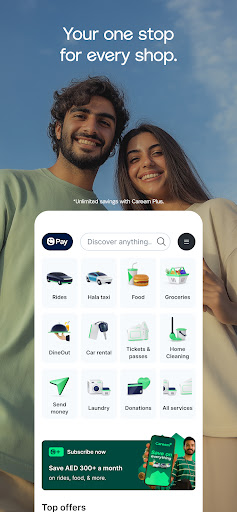 Captura de pantalla de Careem: Taxi, Food & Delivery