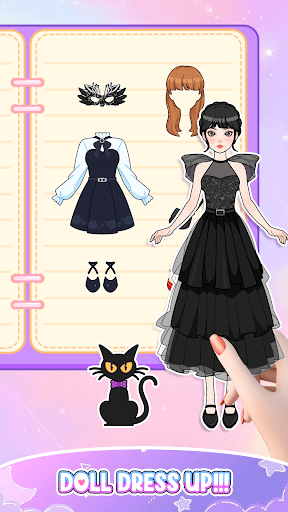 Captura de pantalla de Paper Doll Diary: Dress Up DIY