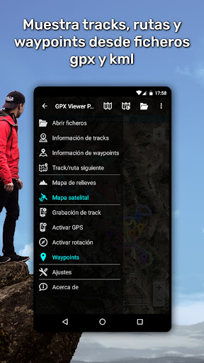 Captura de pantalla de GPX Viewer PRO: caminar y bici