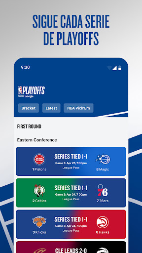 Captura de pantalla de NBA App: baloncesto en directo