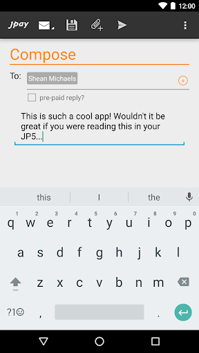 JPay screenshot