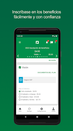 Captura de pantalla de Paycom