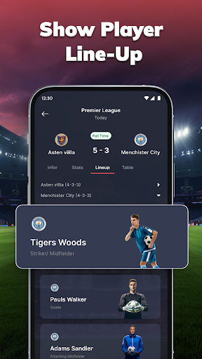 Captura de pantalla de MatchLive Resultados de Fútbol