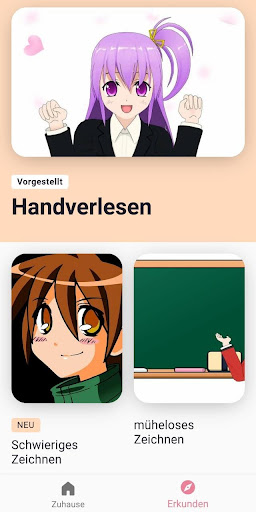 Anime zeichnen lernen app Screenshot