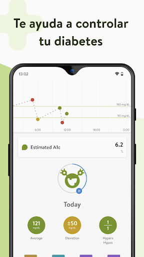 Captura de pantalla de mySugr - Diario para diabetes