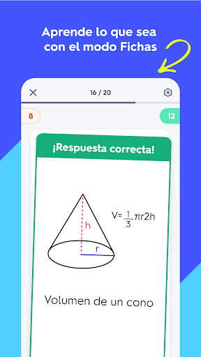 Captura de pantalla de Quizlet: fichas creadas con IA