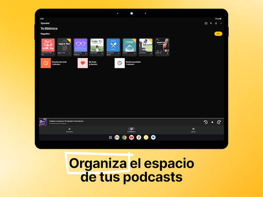 Captura de pantalla de Spreaker Podcasts