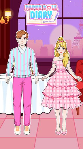 Captura de pantalla de Paper Doll Diary: Dress Up DIY