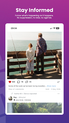 UpScrolled screenshot
