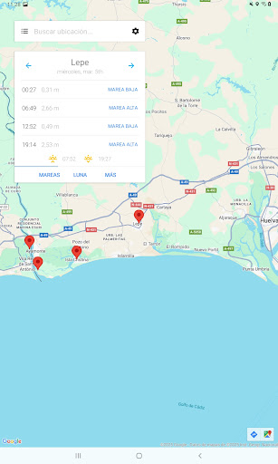 Captura de pantalla de Mis Horarios de Mareas