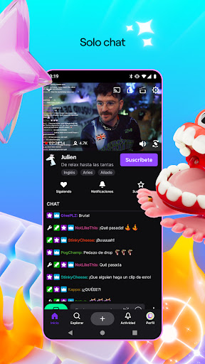 Captura de pantalla de Twitch: emisiones en directo