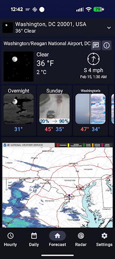 US Public Weather Screenshot