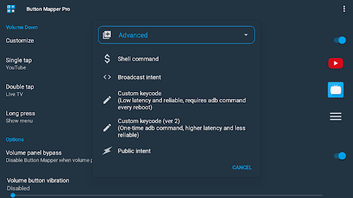 Captura de pantalla de Button Mapper: Remap your keys