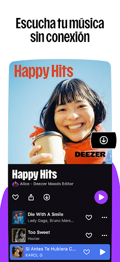 Captura de pantalla de Deezer - Música y Podcasts