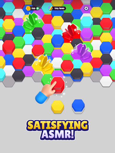 Hexa Sort screenshot