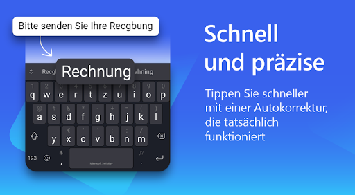 Microsoft SwiftKey KI-Tastatur Screenshot