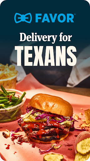 Captura de pantalla de Favor: Texas Food Delivery