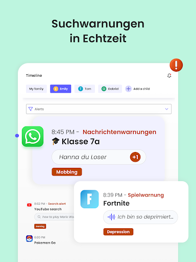 Qustodio Kindersicherung App Screenshot