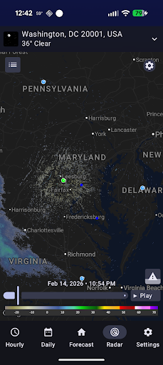 US Public Weather Screenshot