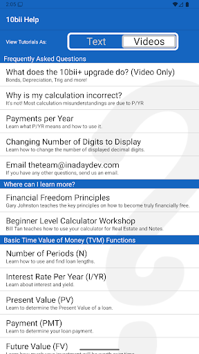 10bii Financial Calculator screenshot
