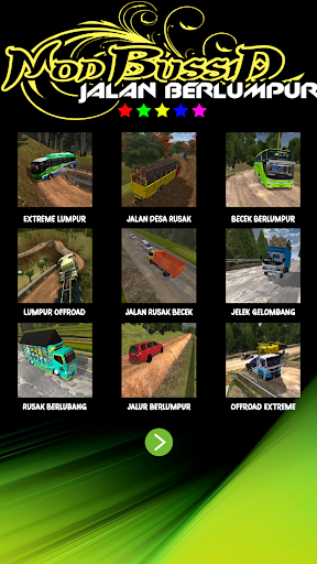 Captura de pantalla de Mod Jalan Rusak Bussid Lumpur