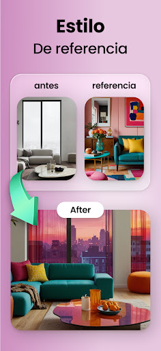 Captura de pantalla de Home AI – Diseño Interior IA