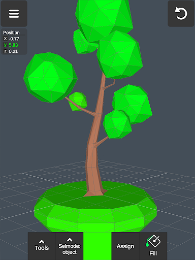 Captura de pantalla de 3D Modeling App: Desenho 3D