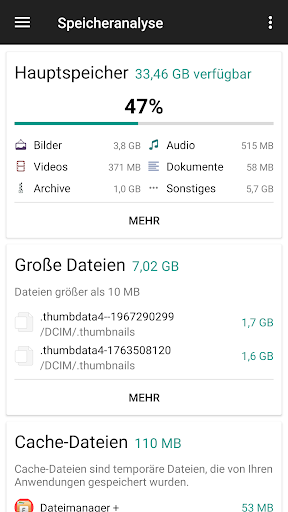 Dateimanager Screenshot