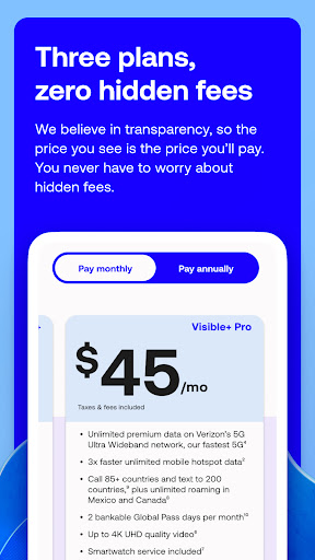Visible mobile Screenshot