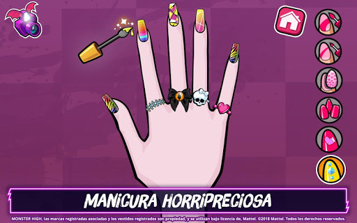 Captura de pantalla de Salón de belleza Monster High™