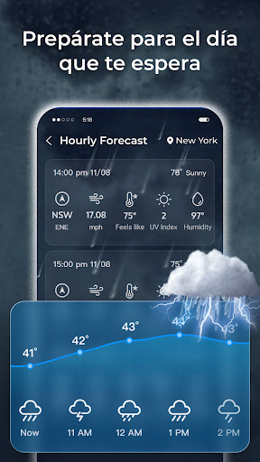 Captura de pantalla de Pronóstico diario