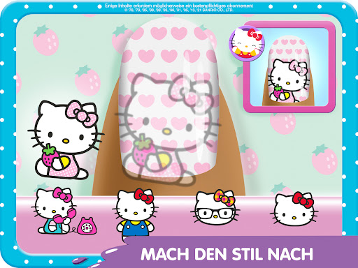Hello Kitty Nagelsalon Screenshot