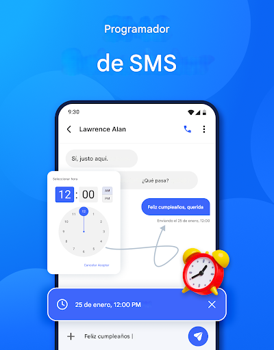 Captura de pantalla de Aplicación de mensajería SMS