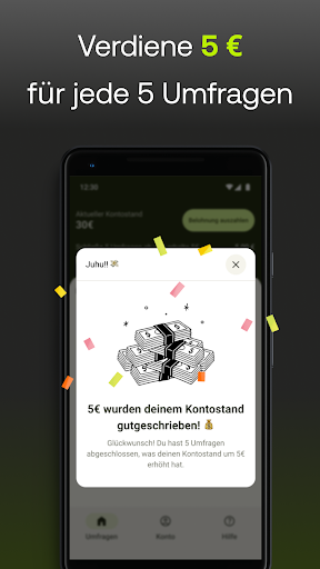 Five Surveys: Bezahlte Umfrage Screenshot