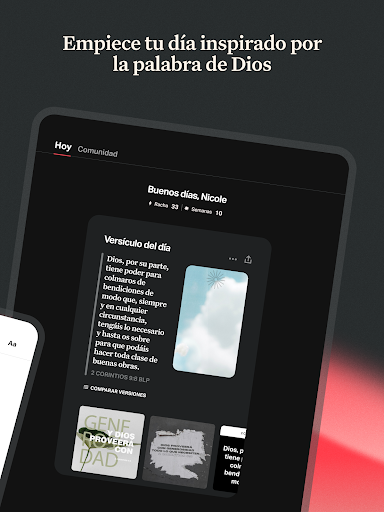 Captura de pantalla de Biblia Reina Valera con Audio